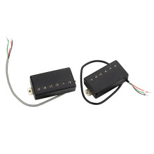 Electric Guitar Alnico Humbucker Pickups Replacement Parts Easy Installation Black matte