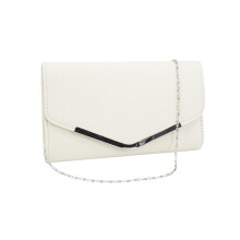Women Shoulder Bag Formal Evening Bag Lady Elegant Wedding Party Clutches Purse White