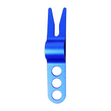 Multifunctional Golf Divot Tool Golf Divot Repair Pitch Fork, Golf Ball Marker Blue