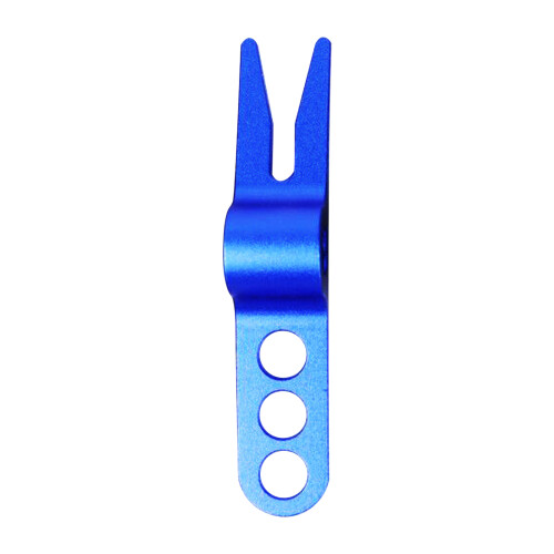 Multifunctional Golf Divot Tool Golf Divot Repair Pitch Fork, Golf Ball Marker Blue