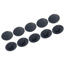 10Pcs Bike headsets Cover Screw Lid Bike Black Rubber Stem Top Cover Dustproof
