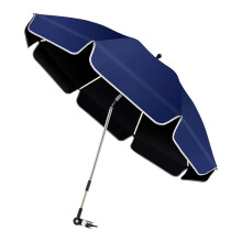 Chair Shade Cover with Guide Arm for Beach Use and Camp Breaks Navy