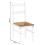 Mercers Furniture Corona White Dining Chairs Pair Solid Wood Mexican Pine Wooden x2 3