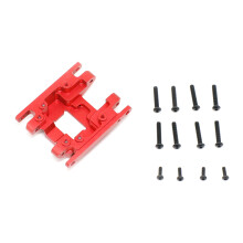 1/18 RC Aluminum Alloy Gearbox Base Housing for 1:18 RC Car Rock Crawlers Red