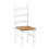 Mercers Furniture Corona White Dining Chairs Pair Solid Wood Mexican Pine Wooden x2 5