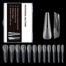 Nail Extension Form Tip Clear Poly Gel Acrylic Nails Mold Manicure Pedicure Tool style 18