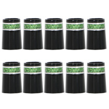Black Tip Size 0.370 Golf Ferrules Replacement Plastic Golf Sleeve Ferrules Kit Green