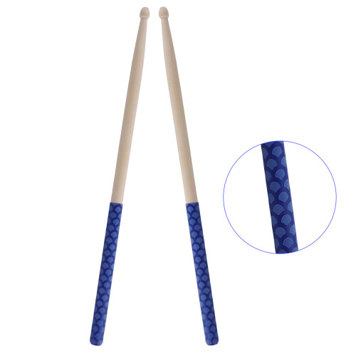 1 Pair Drum Sticks 5A Drumsticks Maple Drumsticks Drum Sticks Wood Tip 5A Blue Fish scale