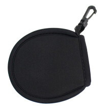 Golf Ball Cleaner Bag Golf Ball Washer Pocket Cleaning Pouch Bag Waterproof Bag Black