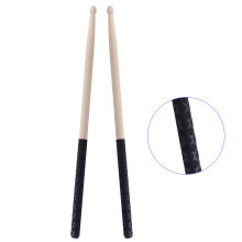 1 Pair Drum Sticks with Non-Slip Handle, 5A Maple Tip Drumsticks for 5A Black Fish scale