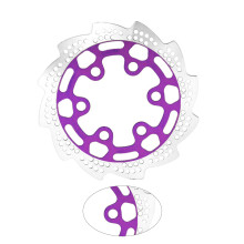 Durable Brake Rotor Rear Brakes Disc Metal Pad for LOSI 1/4 Promoto-MX Motorbike Purple