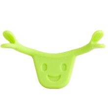 Smile Corrector Smiles Fitness Exerciser Maker Silicone Face Lift Jaw Exerciser Green