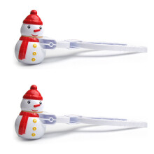 Snowman Shape Snowballs Maker Get Ready for Winter Outdoor Fun Snow Play white snowman