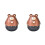 2X Kitchen Timer Egg Timer Countdown Timer Mechanical Animal Family Timer 55 Minutes,for Cooking,Sports,Learning,Brown 1
