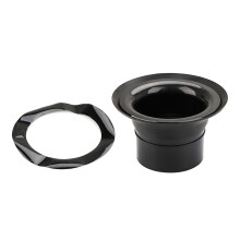 Drum Amplifier with Port Hole Protector Instrument Enhancer Bass Speaker Black