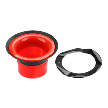 Drum Amplifier with Port Hole Protector Voice Sound Amplifier Bass Drum Enhancer Red