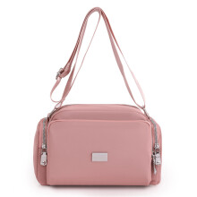Women Casual Crossbody Bag Fashion Shoulder Bag Ladies Vintage Messenger Bag Nude pink