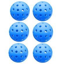 Pickleball Balls 40 Holes Small Drilled Holes, Durable and Consistent Bounce Blue