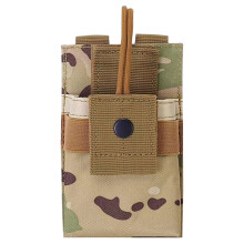 Universal Radio Case Radio Holder Pouch Bag Walkie Talkies Nylon Holster CP camouflage