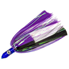 Soft Squid Skirt Trolling Saltwater Baits Simulation Squid Fishing Lures Purple and Black