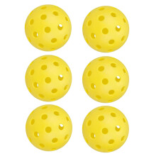 6Pcs Pickleball Balls, Pickleball Indoor Outdoor Training Sports Pickleballs Yellow