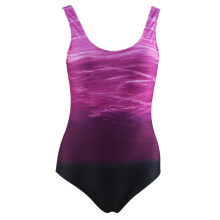Sexy Backless Bathing Suit Plus Size Swimming Suit One Piece Swimsuit for Women Purple S