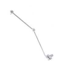 Crib Hanging Holder Wooden Hanger Music Mobile Stand Arm Bracket Bed Toy Hanger White