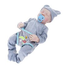Lifelik Baby Doll Reborns Doll 18 In Realistic Newborn Baby Doll  gray clothes boy