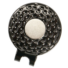 Standard-Golf Hat Clip Magnetic Ball-Marker Holder Gift for Men Women Golfer Black 25mm