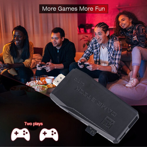 20000+ Retro Video Game Console 4K HD TV Game Stick Ink.2 Wireless Controller UK 2