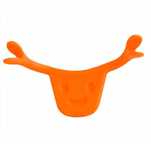 Silicone Smile Exerciser for Facial Makers Corrector Exercise for Airline Stewar Orange