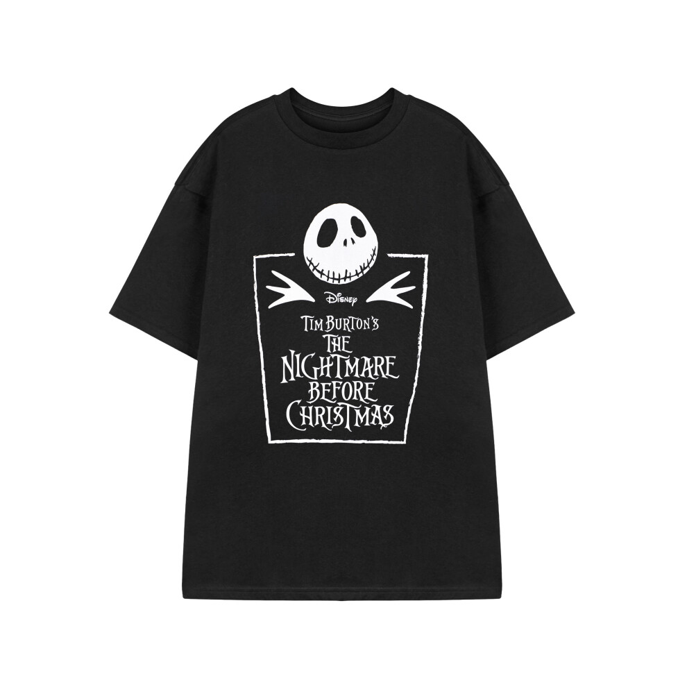 Disney (3-4 Years) The Nightmare Before Christmas Short Sleeved T-Shirt (Boys Black)