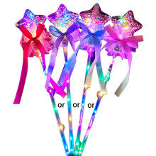 Flashing Magic Wand Popular Flea Market Toy Girls Princess Cosplay Party Five angle star