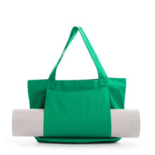 Yoga Mat Organizer Bag Lightweight Sport Gym Tote Bag for Yoga Pilates Shopping Green