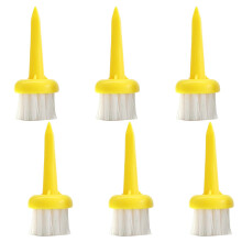 6Pcs Plastic Long Ball Base Brush Support Tees Set for Long Distant Hit Training 52mm