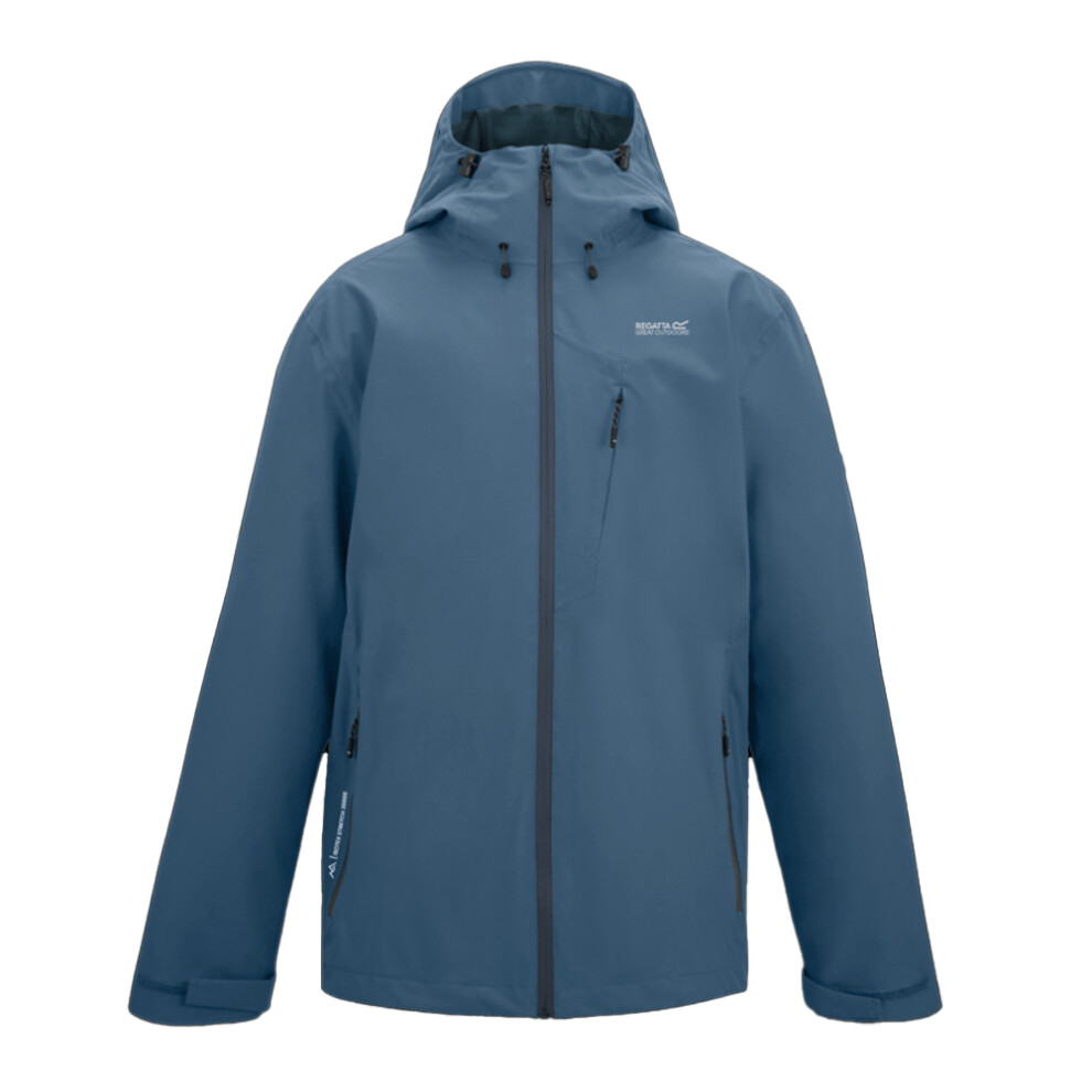 Regatta (Xl, China Blue) Mens Oklarna Waterproof Jacket