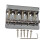 Bass Bridge Assembly Replacement 5 String Bridge Electric Bass Guitar Accessory Chrome 1