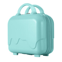 14 inch Suitcase Travel Toiletry Cosmetic Bags Luggage Makeup Bags for Women Blue