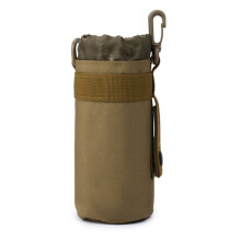 Tactic Molle Water Bottle Pouch Water Bottle Carrier for Climb Hiking Travelling Brown
