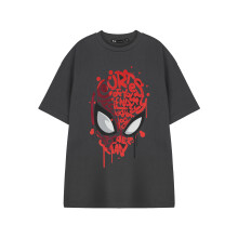 (XX-Large) Marvel Spiderman Short Sleeved T-Shirt (Mens Grey)