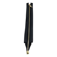 Metal Zipper 30cm DIY Zipper Replacement PU Leather Zipper for Sewing Handbag Black