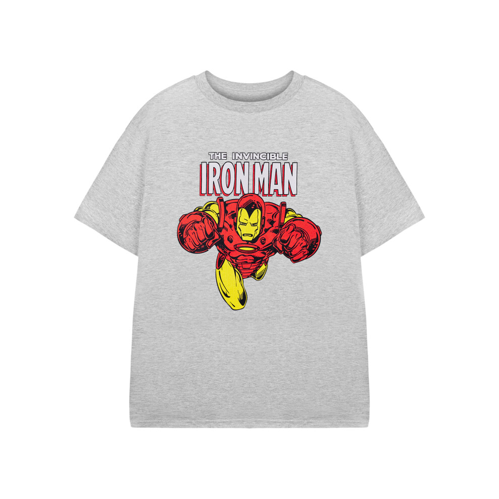 Marvel (5-6 Years) Short Sleeved T-Shirt (Boys Grey)