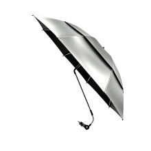Adjusted Shade Umbrella with Clamp For Outdoor Camping Fishing Easy to Use Silver