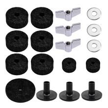 Cymbal Stand Wing Nut Drum Cymbal Percussion Instruments Musical Accessories Black