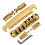 Saddle Bridge Tailpiece Bridge Roller Saddle Bridge with Stud for Les-Paul Golden 1