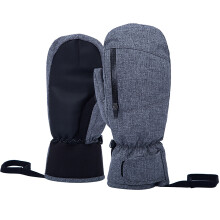 TouchScreens Ski Gloves Warm Snow Gloves Waterproof Snow Gloves for Men Women XL Grey