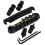 Roller Saddle Bridge Durable Saddle Bridge Tailpiece Bridge Easy Install Black 1