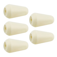 5Pcs 3/5 Way Guitar Toggle Switch Tips Switch Knob Cap for Electric Guitar Beige