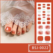 Nail Gel Polish Strips Full Wraps Nail Polish Gel Nail Strips Gel Nail Stickers BSJ022