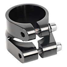 Reliable Double Fixation Clamp 31.8/34.9mm Bike Seat Post Clamp Seat Tube Collar